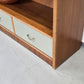VINTAGE REGAL bücherregal nussbaum vintage holz schrank kommode pastell