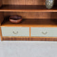 VINTAGE REGAL bücherregal nussbaum vintage holz schrank kommode pastell