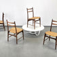 1von4 GEORG LEOWALD TEAK STUHL esszimmer küche büro esstisch vintage mid century wilkhahn