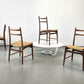 1von4 GEORG LEOWALD TEAK STUHL esszimmer küche büro esstisch vintage mid century wilkhahn