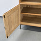 MASSIV EICHE SCHRANK regal bücherregal tv wohnzimmer holz vintage boho