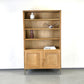 MASSIV EICHE SCHRANK regal bücherregal tv wohnzimmer holz vintage boho