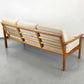 SVEN ELLEKAER SOFA 3er couch tv armchair vintage teak holz komfort denmark sessel