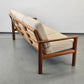 SVEN ELLEKAER SOFA 3er couch tv armchair vintage teak holz komfort denmark sessel