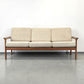 SVEN ELLEKAER SOFA 3er couch tv armchair vintage teak holz komfort denmark sessel