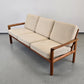 SVEN ELLEKAER SOFA 3er couch tv armchair vintage teak holz komfort denmark sessel