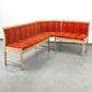 VINTAGE ECKBANK sitzbank esstisch stuhl bank retro 60s esszimmer küche