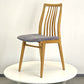 VINTAGE STUHL 1von3 esszimmer küche esstisch mid century holz sprossen Taupe