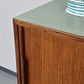 MID CENTURY TEAK SIDEBOARD kommode tv board schiebtüren holz vintage