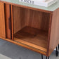 MID CENTURY TEAK SIDEBOARD kommode tv board schiebtüren holz vintage