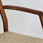 1von2 DYRLUND STUHL armlehnen esszimmer esstisch küche holz teak dänemark vintage beige wolle