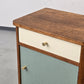 2ER SET VINTAGE NACHTTISCHE holz kommode nachttisch ablage schränkchen