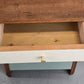 2ER SET VINTAGE NACHTTISCHE holz kommode nachttisch ablage schränkchen