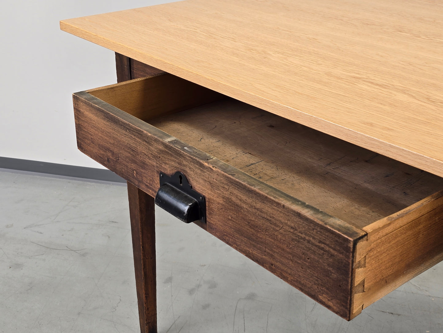 VINTAGE ESSTISCH holz schubladen esstisch küche büro schreibtisch antik