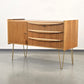 MID CENTURY SIDEBOARD holz nussbaum kommode tv lowboard vinage schubladen