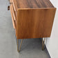 MID CENTURY SIDEBOARD holz nussbaum kommode tv lowboard vinage schubladen