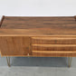 MID CENTURY SIDEBOARD holz nussbaum kommode tv lowboard vinage schubladen