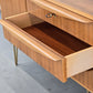 MID CENTURY SIDEBOARD holz nussbaum kommode tv lowboard vinage schubladen