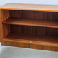 VINTAGE KOMMODE sideboard holz nussbaum tanngrün gold tv möbel wohnzimmer bar