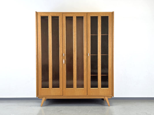 VINTAGE KLEIDERSCHRANK schrank holz retro vintage 3türig garderobe