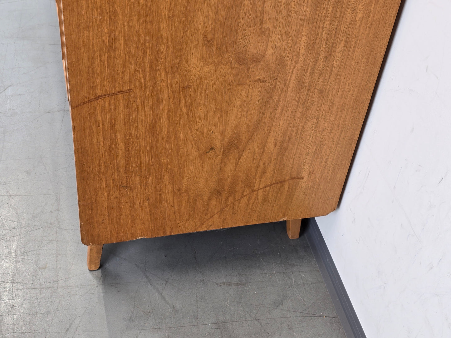 VINTAGE KLEIDERSCHRANK schrank holz retro vintage 3türig garderobe