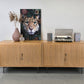 MID CENTURY SIDEBOARD holz kommode kleiderschrank hifi vintage plattenspieler