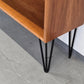 MID CENTURY KOMMODE schrank holz nussbaum vintage 60s 1960er