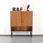 MID CENTURY KOMMODE schrank holz nussbaum vintage 60s 1960er