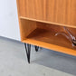 MID CENTURY KOMMODE schrank holz nussbaum vintage 60s 1960er