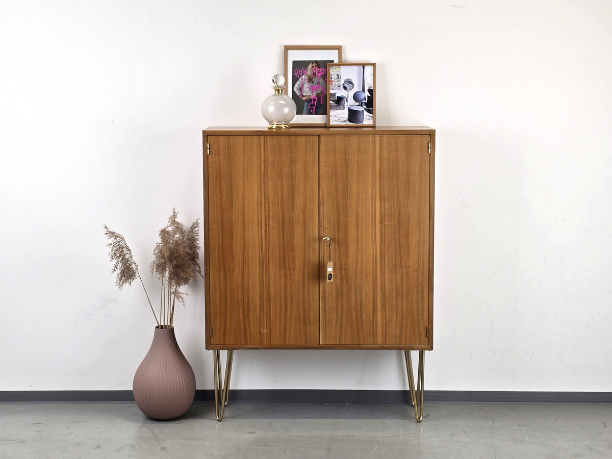 MID CENTURY SCHUHKOMMODE kommode flur schrank schuhe schlafzimmer garderobe