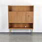 MID CENTURY KOMMODE minibar bar schrank holz nussbaum vintage 60s 1960er