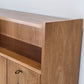 MID CENTURY KOMMODE minibar bar schrank holz nussbaum vintage 60s 1960er