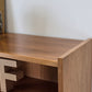 MID CENTURY KOMMODE minibar bar schrank holz nussbaum vintage 60s 1960er