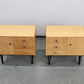 MID CENTURY NACHTTISCH SET vintage holz kommode schlafzimmer ablage