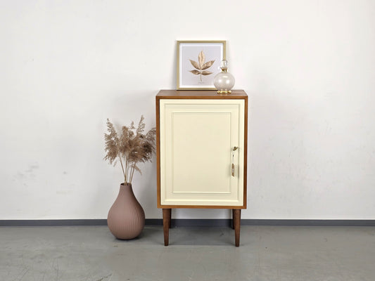 VINTAGE ABLAGE kommode flur nussbaum holz beige boho landhaus antik