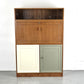 VINTAGE SEKRETÄR nussbaum holz gero schrank kommode vitrine minibar schreibtisch