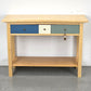 HOLZ KONSOLENTISCH flur kommode tisch regal vintage pastell upcycle