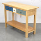 HOLZ KONSOLENTISCH flur kommode tisch regal vintage pastell upcycle