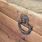 ANTIK TRUHE kiste holz kommode vintage spielkiste messing gold aufbewahrung