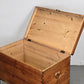 ANTIK TRUHE kiste holz kommode vintage spielkiste messing gold aufbewahrung
