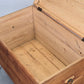 ANTIK TRUHE kiste holz kommode vintage spielkiste messing gold aufbewahrung