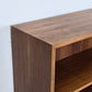 VINTAGE REGAL bücherregal holz nussbaum 1960er 60s Schubregal mid century bücher