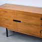 MID CENTURY SIDEBOARD nussbaum holz tv board low kommode vintage 60s
