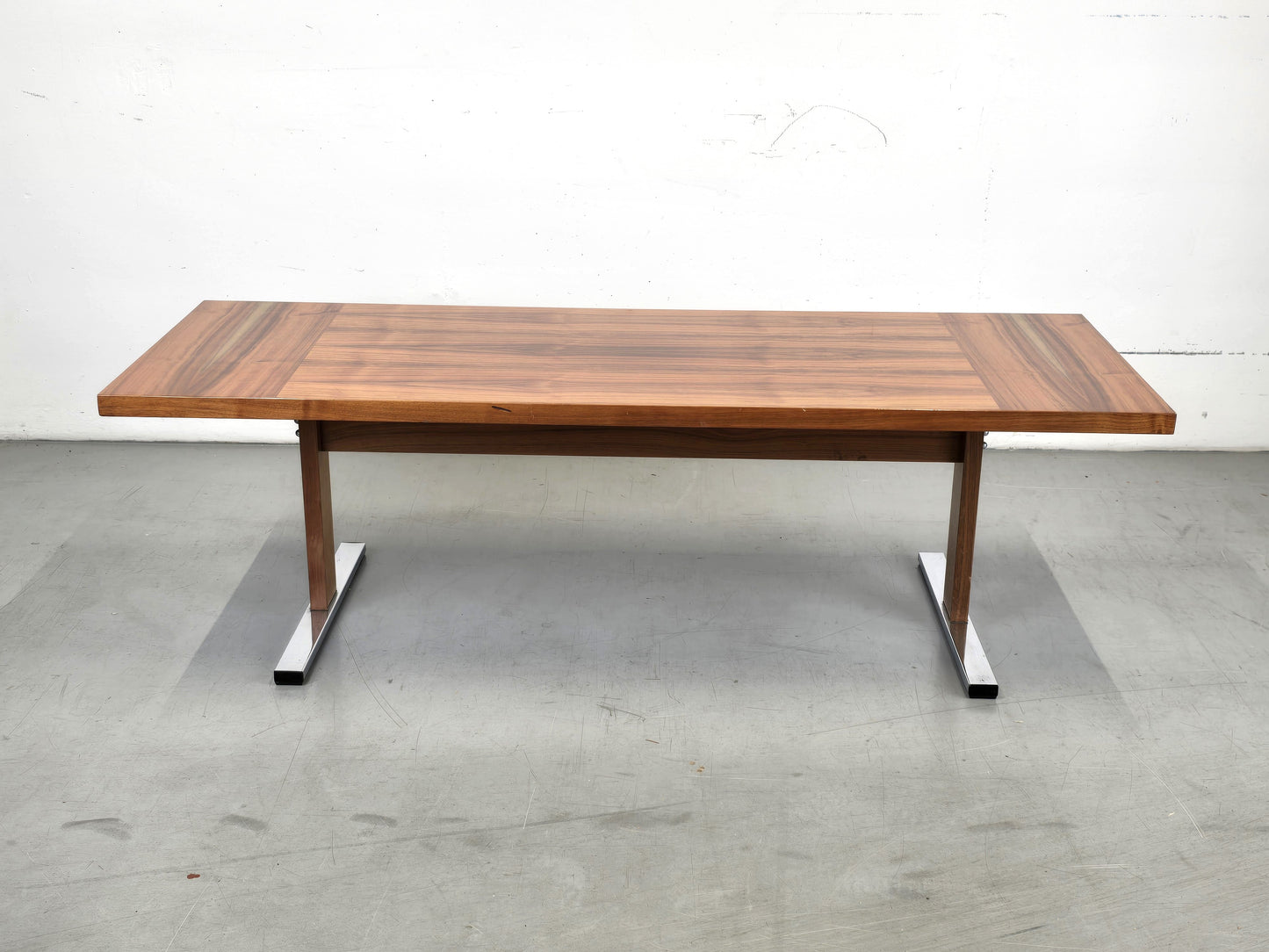 MID CENTURY COUCHTISCH nussbaum holz retro vintage tisch wohnzimmer sofa 60s
