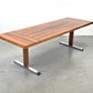 MID CENTURY COUCHTISCH nussbaum holz retro vintage tisch wohnzimmer sofa 60s