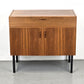 VINTAGE KOMMODE schuh tv sideboard holz nussbaum ddr 1960er retro schränkchen