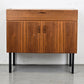 VINTAGE KOMMODE schuh tv sideboard holz nussbaum ddr 1960er retro schränkchen