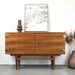 MUSTERRING SIDEBOARD vintage holz nussbaum kommode tv board hifi plattenspieler