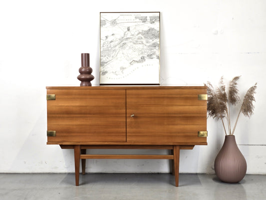 MUSTERRING SIDEBOARD vintage holz nussbaum kommode tv board hifi plattenspieler