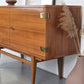 MUSTERRING SIDEBOARD vintage holz nussbaum kommode tv board hifi plattenspieler